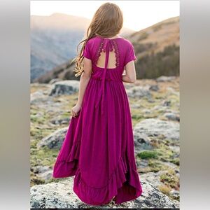 BRAELYN DRESS IN BERRY by JoyFolie girls 6